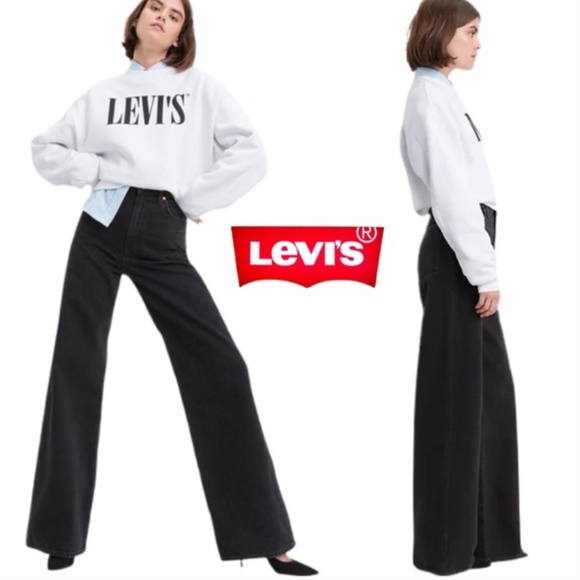NWT Levi's Ribcage Wide Leg Jeans - Picture 2 of 8